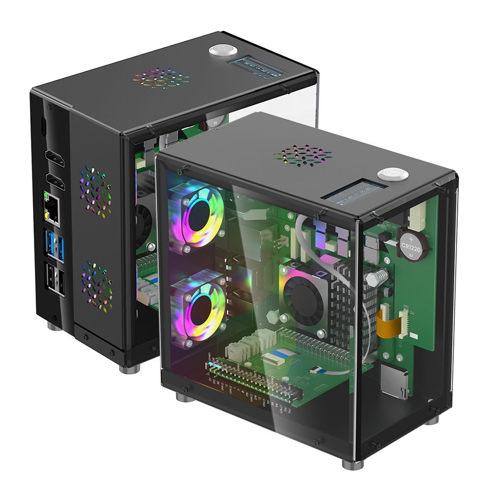Diy Electronics Raspberry Pi - Kit protettivo custodia Raspberry Pi 5