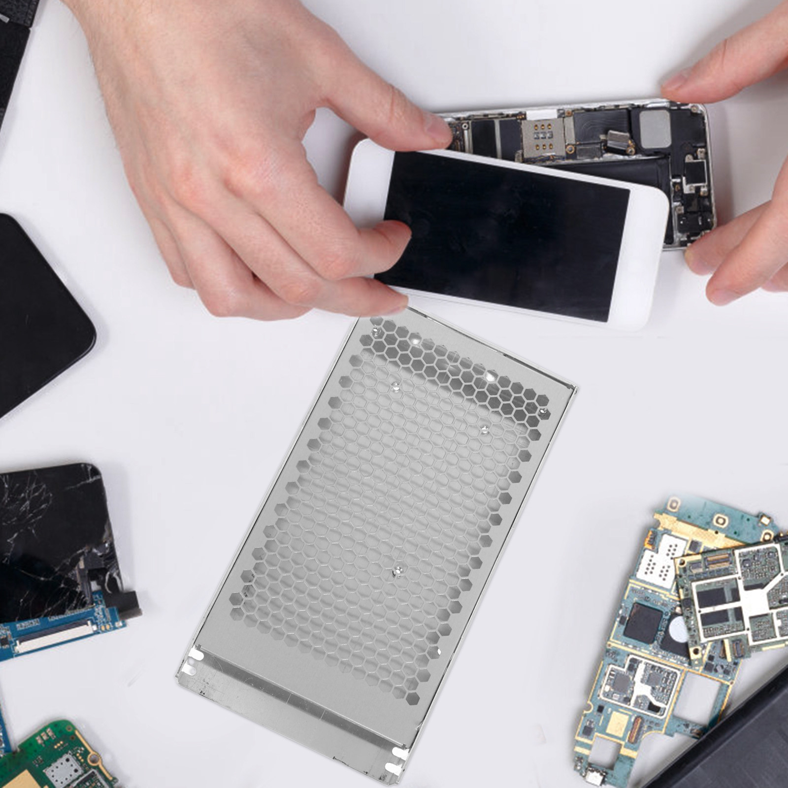 Diy Electronics Box - Scatola in Alluminio per Alimentatore Switching,