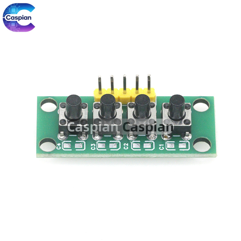 Diy Electronics Raspberry Pi - 1-10 Pezzi Modulo Tastiera Indipendente 1x4