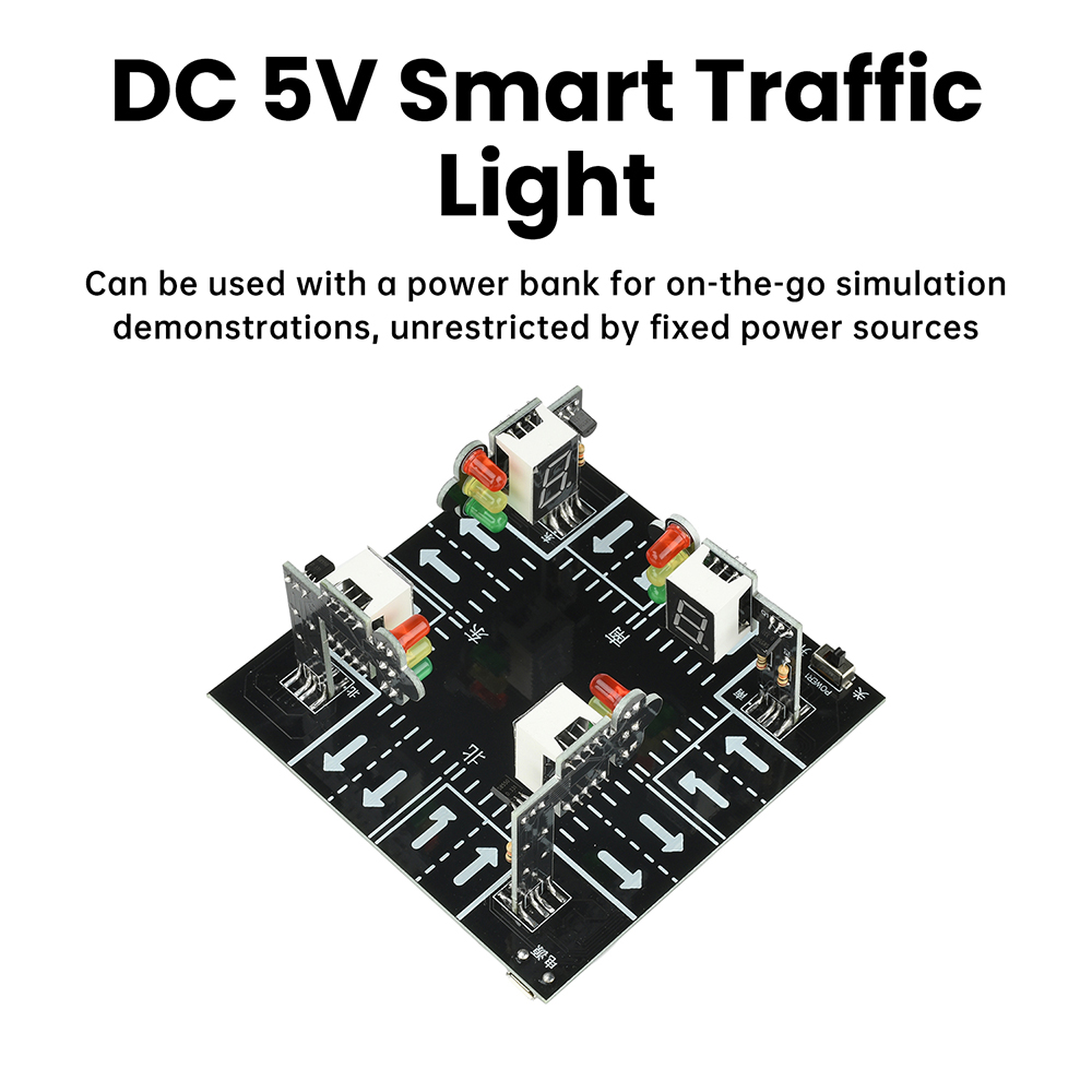 Diy Electronics Projects For Adults - Kit simulatore semaforico con luci lampeggianti