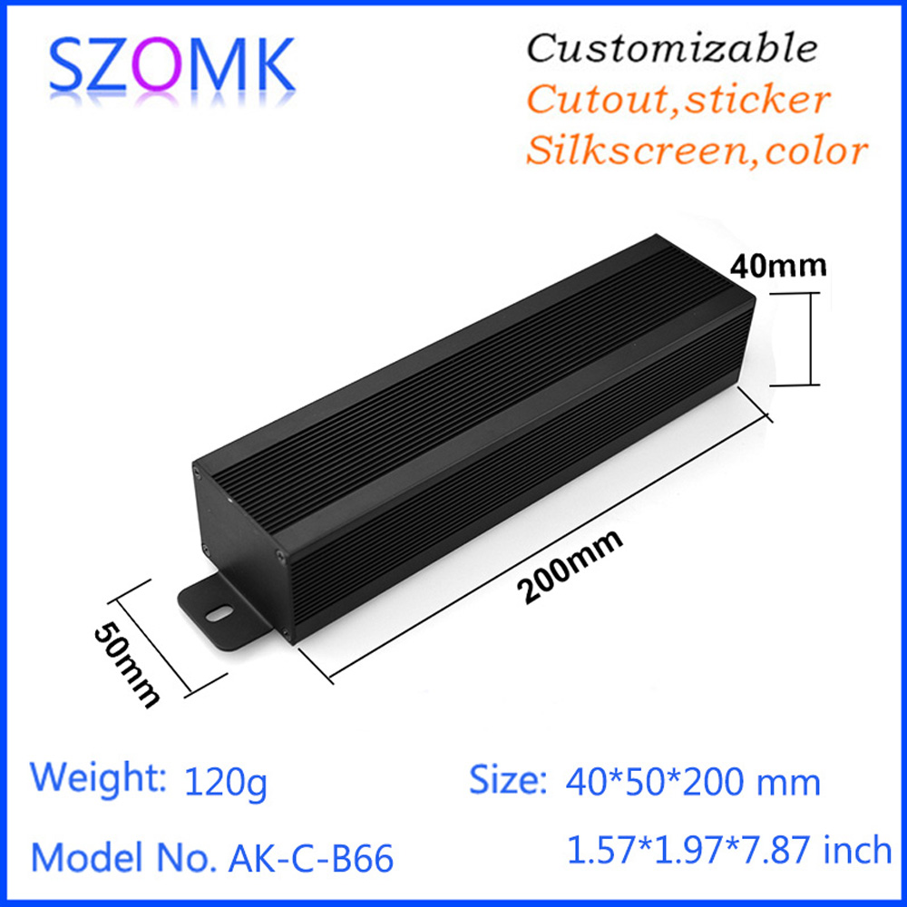 Diy Electronics Box - Scatola in Alluminio 40*50*200mm per Elettronica