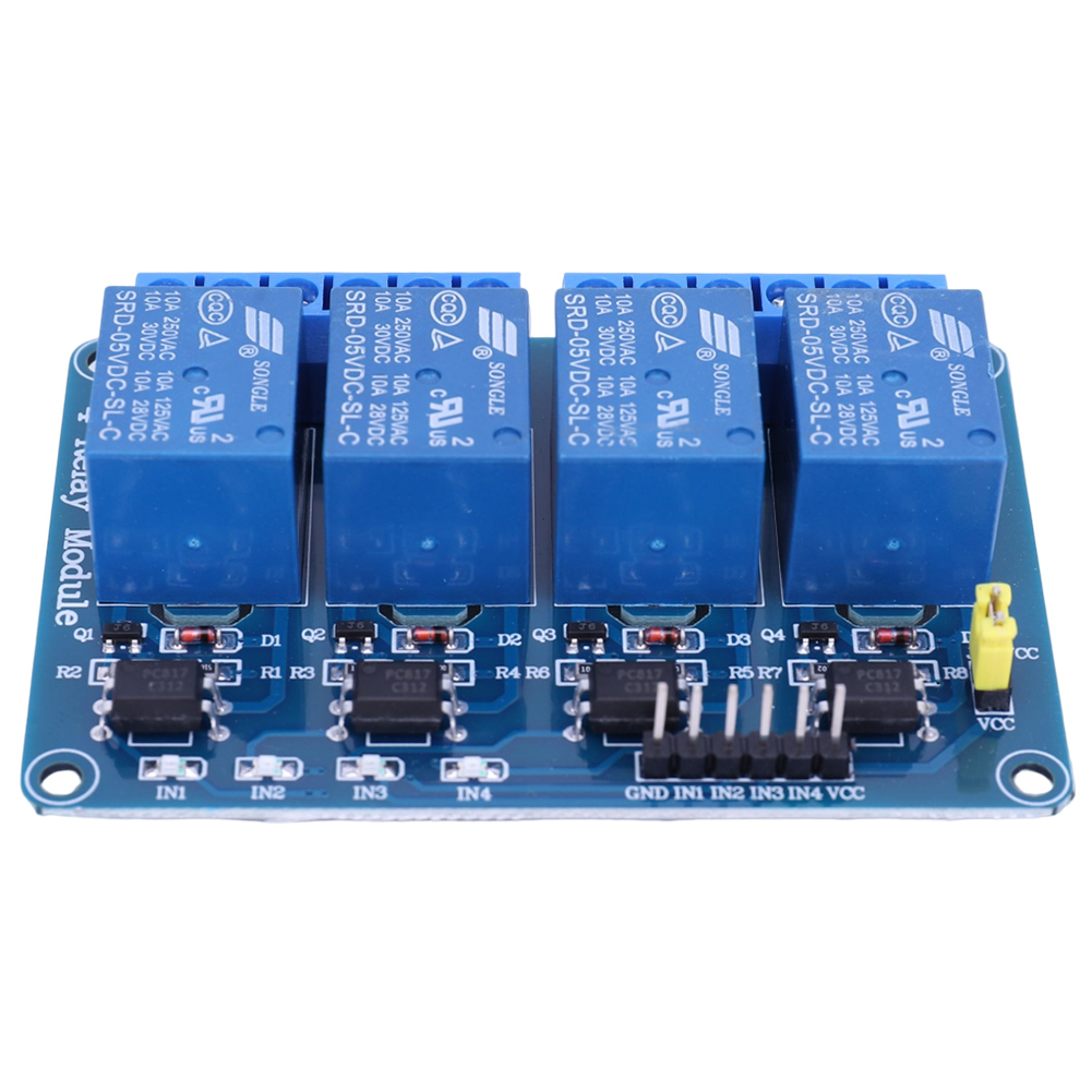 Scheda relè a 4 canali 5V 12V  - Relay Module 5V recensione e prezzo