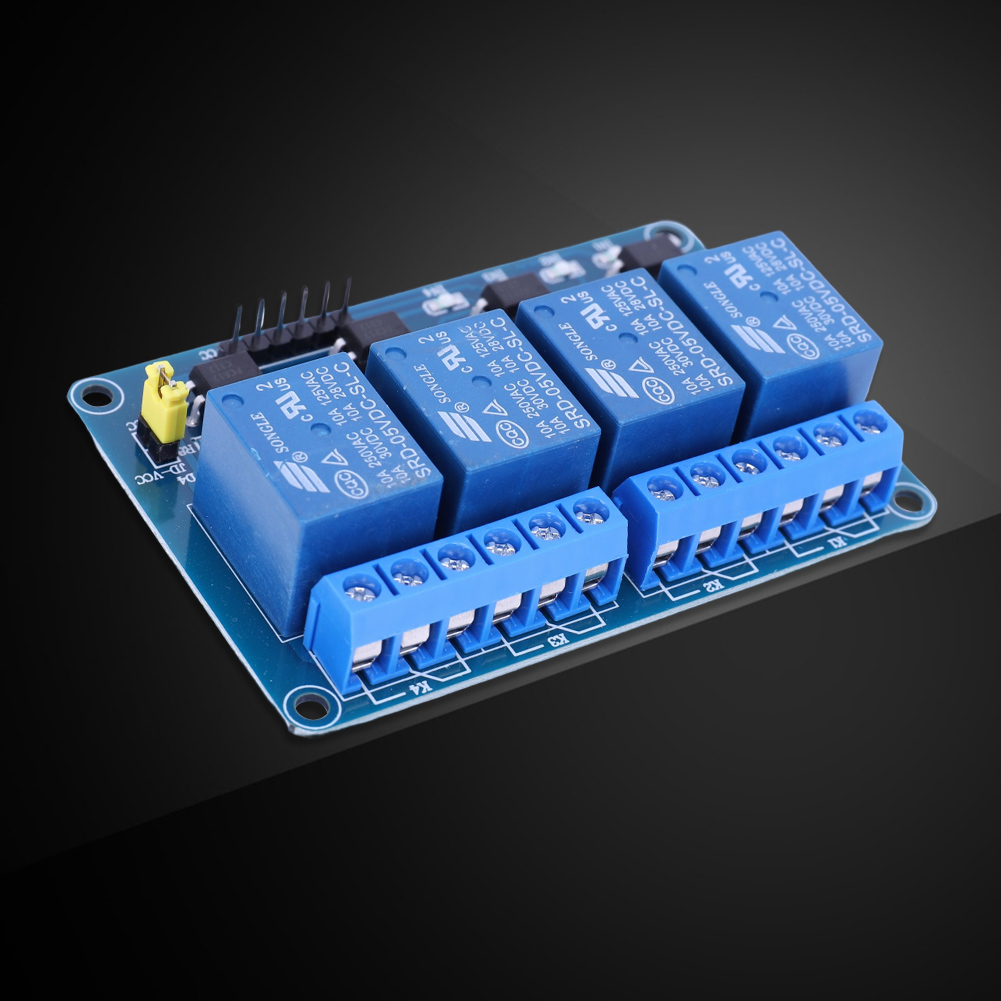 Scheda relè a 4 canali 5V 12V  - Relay Module 5V recensione e prezzo
