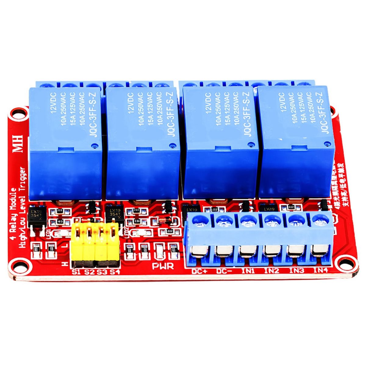 Modulo relè a 4 canali A49T 5V - Relay Module 5V recensione e prezzo