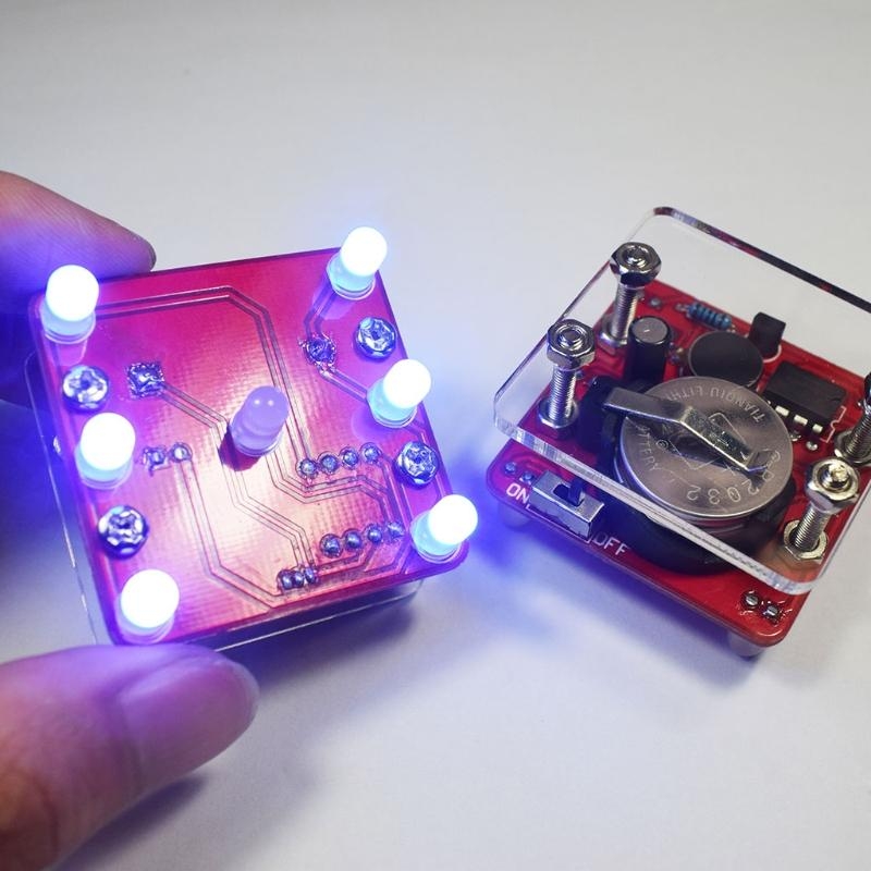 Kit dadi LED oscillanti con ef - Best Diy Electronics Kits recensione e prezzo