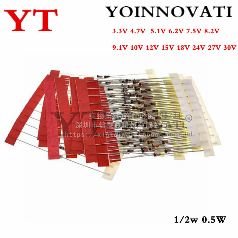 1/2w 0.5W Zener Diode 3.3-30V  - Best Diy Electronics Kits recensione e prezzo