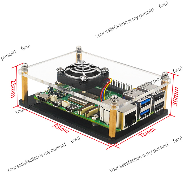 Custodia in acrilico trasparen - Diy Electronics Raspberry Pi recensione e prezzo