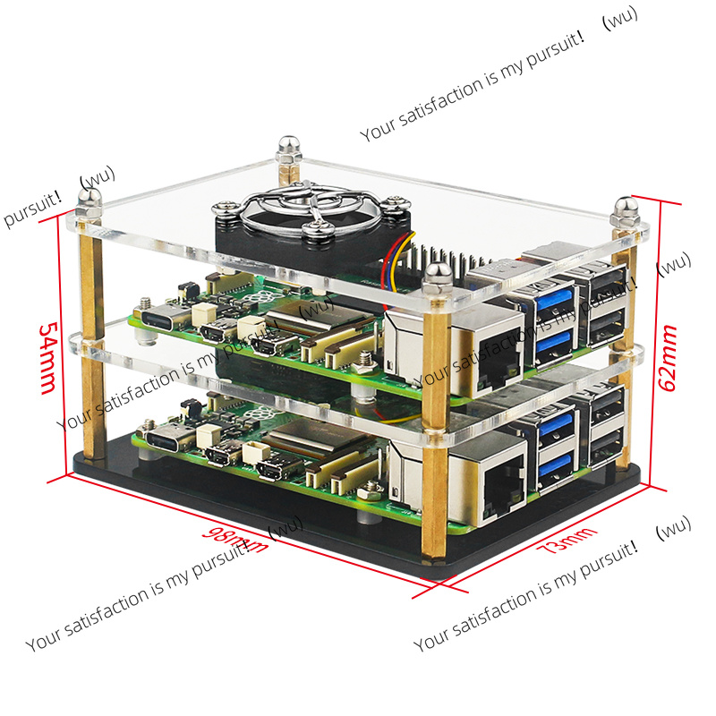 Custodia in acrilico trasparen - Diy Electronics Raspberry Pi recensione e prezzo