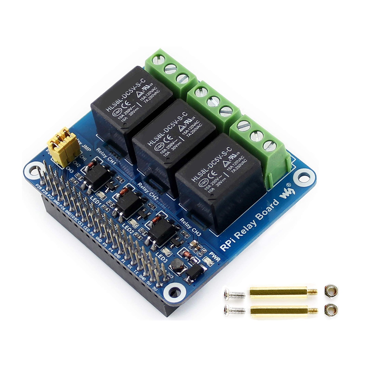 Waveshare Modulo Relè a 3 Cana - Relay Module 5V recensione e prezzo
