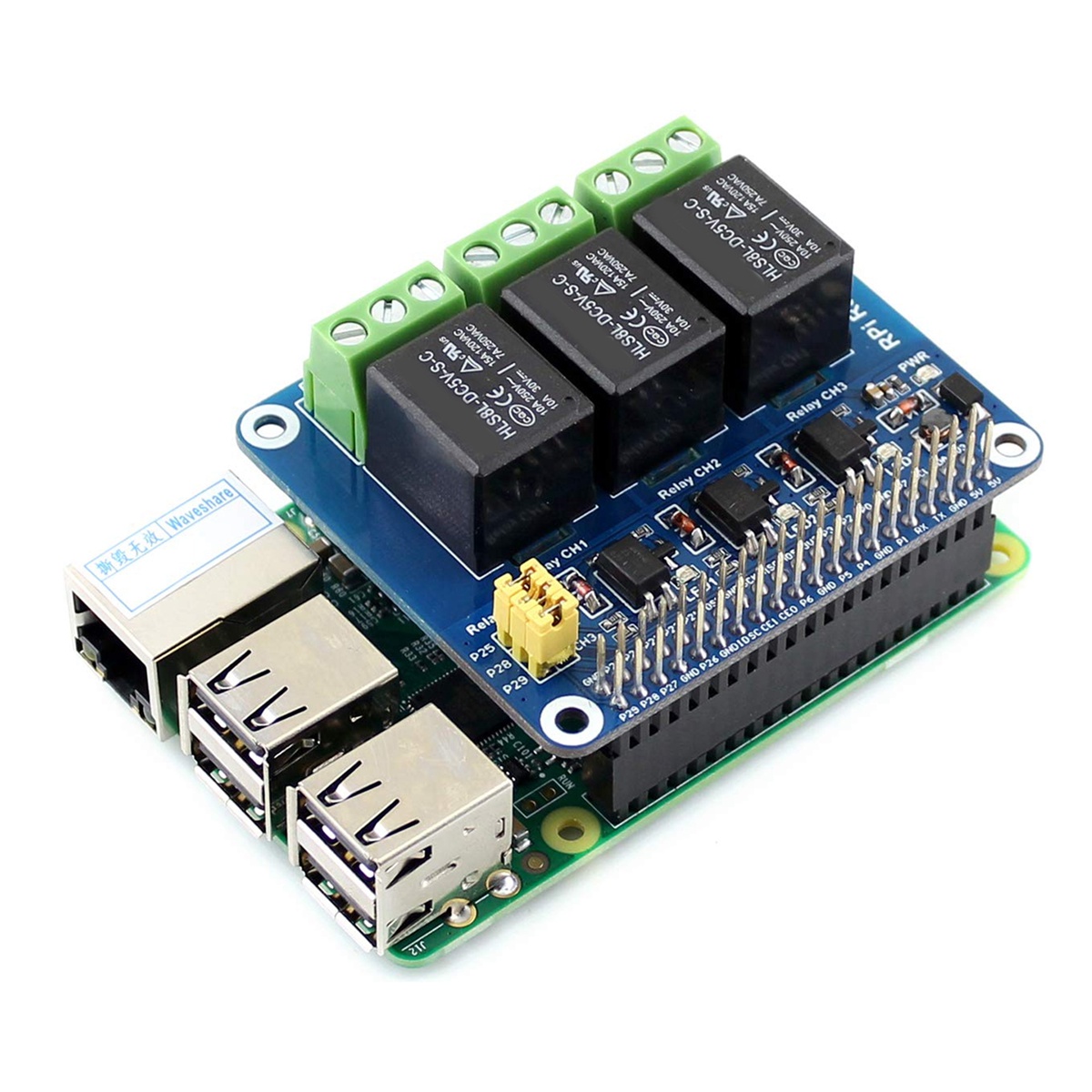 Waveshare Modulo Relè a 3 Cana - Relay Module 5V recensione e prezzo