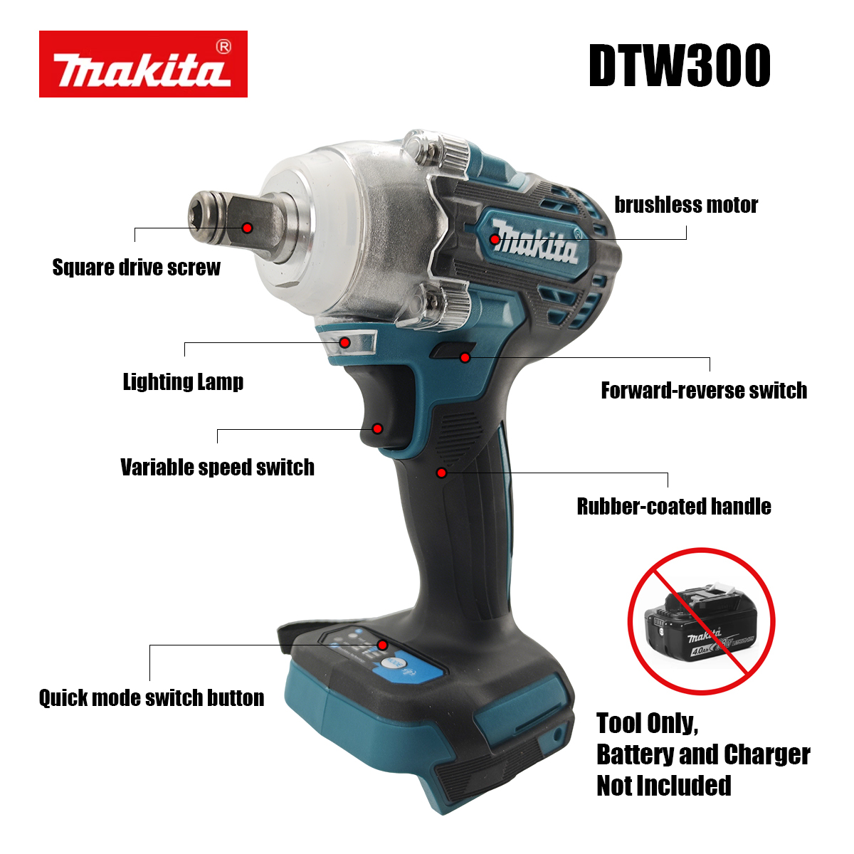 Makita DTW300 Avvitatore a imp - Makita Drill Dtw300 recensione e prezzo